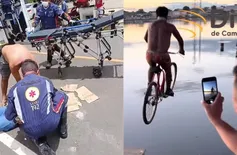 'Cowboy', astro de Campo Maior, sofre acidente de bicicleta e é socorrido