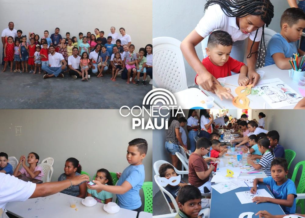 Crianças do SCFV do CRAS II vivem tarde de alegria em São Raimundo Nonato