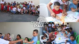 Crianças do SCFV do CRAS II vivem tarde de alegria em São Raimundo Nonato (Foto: Reprodução)