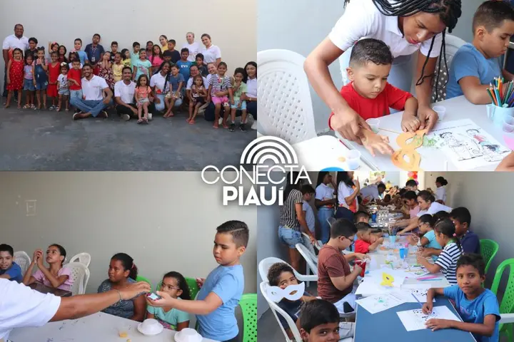 Crianças do SCFV do CRAS II vivem tarde de alegria em São Raimundo Nonato