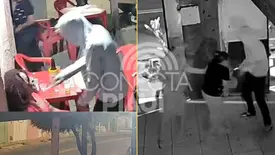 Criminosos rendem clientes e fazem arrastão durante a madrugada em bar de Teresina (Foto: Reprodução)