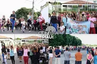 Curimatá promove caminhada em ação de cuidado com a saúde mental na Educação