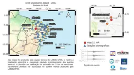 Defesa Civil explica tremor em Bocaina (Foto: Reprodução / Labsis)