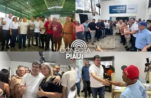 Demerval Lobão recebe ações de Saúde e Educação do Governo do Piauí (Foto: Conecta Piauí)