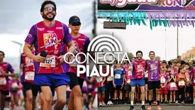 Deputado Marcus Kalume corre com atletas na Pira Run Folia em Piracuruca (Foto: Reprodução)