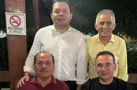 Desembargadores, Juiz Eleitoral do TRE-PI e advogado compondo quarteto especial