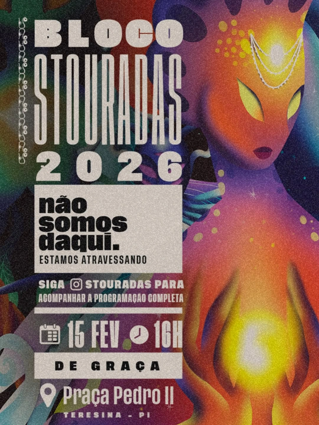Diversidade: Carnaval Stouradas celebra 10 anos da plataforma em Teresina