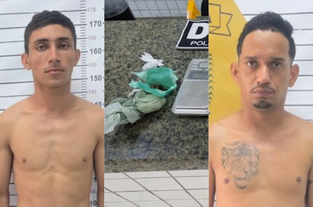 Dois adultos são presos e menores são apreendidos com drogas em Parnaíba