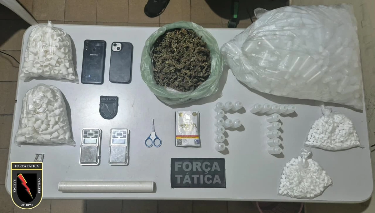 Dois jovens são presos com drogas para venda no carnaval em Paulistana