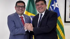 Dr. Joaquim Bezerra convida governador Rafael para sua posse no CFC em Brasília (Foto: Reprodução)