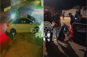 Dupla suspeita de série de assaltos é presa na zona Sul de Teresina (Foto: Reprodução)