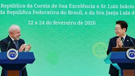 Em Seul, Lula anuncia acordos comerciais com a Coreia do Sul (Foto: Ricardo Stuckert/ PR)