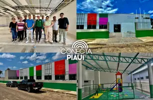 Esperantina inicia construção da Escola Antônio Sampaio no Nova Esperança (Foto: Conecta Piauí)