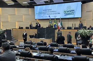 Estudantes vivenciam rotina parlamentar na Alepi pelo projeto Parlamento do Futuro (Foto: Conecta Piauí)