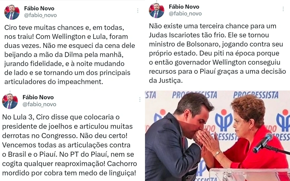 Fábio Novo reage a articulações de Ciro e descarta reaproximação do PT no Piauí