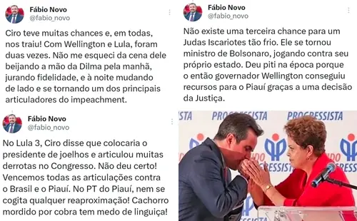 Fábio Novo reage a articulações de Ciro e descarta reaproximação do PT no Piauí