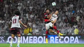 Flamengo luta, mas sucumbe diante do Lanús e perde título da Recopa (Foto: CONMEBOL Recopa)