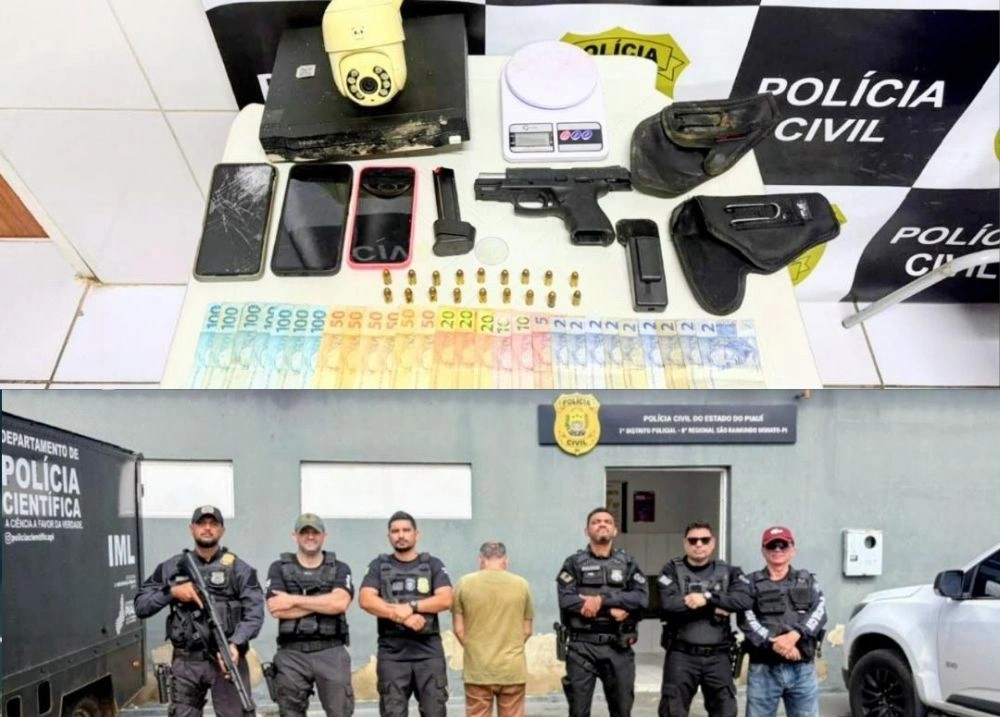 Foragido da Justiça é preso com arma e munições em operação no Piauí