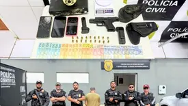 Foragido da Justiça é preso com arma e munições em operação no Piauí (Foto: Reprodução)