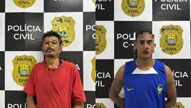 Foragido por estupro e suspeito de agredir a mãe são presos em Teresina (Foto: Reprodução)