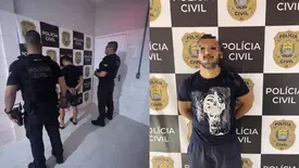 Foragido por roubo no Maranhão é preso na Praça da Bandeira, no Centro de Teresina (Foto: Divulgação/DEOP)