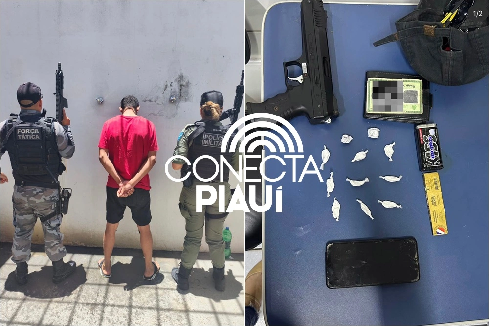 Força Tática apreende cocaína e simulacro em bar de São Raimundo Nonato