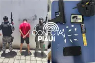 Força Tática apreende cocaína e simulacro em bar de São Raimundo Nonato