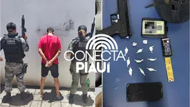 Força Tática apreende cocaína e simulacro em bar de São Raimundo Nonato (Foto: Reprodução)