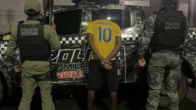 Força Tática prende foragido por homicídio no centro de São Raimundo Nonato (Foto: Divulgação/PMPI)