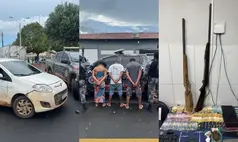 Força Tática prende trio e apreende armas e drogas no Sul do PI