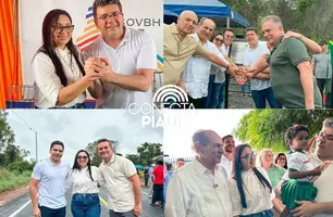 Governador inaugura PI-360 e anuncia mais de R$ 4,3 mi para São Gonçalo do Piauí (Foto: Reprodução)