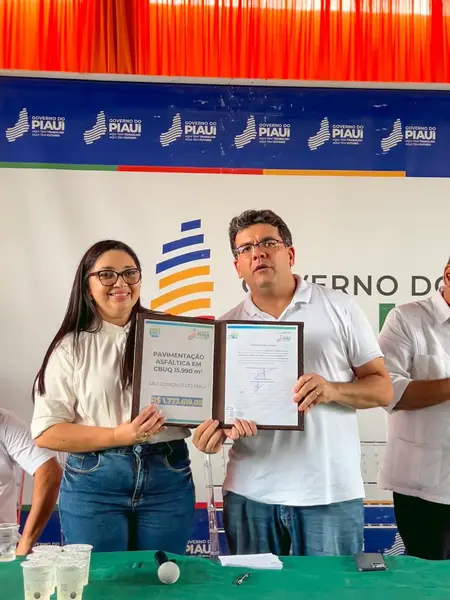 Governador inaugura PI-360 e anuncia mais de R$ 4,3 mi para São Gonçalo do Piauí