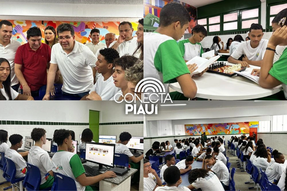 Governo do Piauí inaugura escola reformada e ampliada em Amarante