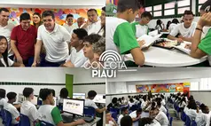 Governo do Piauí inaugura escola reformada e ampliada em Amarante
