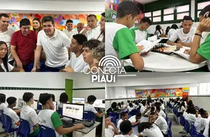 Governo do Piauí inaugura escola reformada e ampliada em Amarante (Foto: Conecta Piauí)