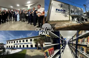 Governo inaugura Faculdade de Direito e nova Biblioteca da Uespi (Foto: Conecta Piauí)
