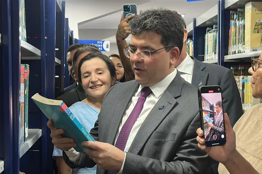 Rafael Fonteles inaugura Faculdade de Direito e nova Biblioteca da Uespi