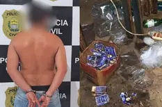 Homem arromba comércio, furta produtos e é preso em Santa Cruz do Piauí