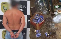Homem arromba comércio, furta produtos e é preso em Santa Cruz do Piauí