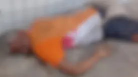 Homem de 50 anos é encontrado morto em calçada em Parnaíba (Foto: Reprodução)