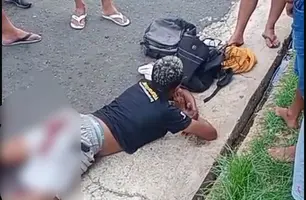 Homem é baleado durante tentativa de roubo no centro de Timon (Foto: Reprodução)