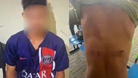 Homem é preso após agredir vítima com facão em Nazária (Foto: Reprodução)