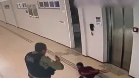 Homem é preso após tentar furtar arma dentro do prédio do TJ, em Picos (Foto: Reprodução)