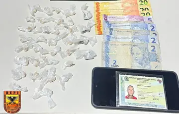 Homem é preso com papelotes de crack e maconha após perseguição policial em Picos