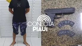 Homem é preso no Piauí após ameaçar mulher e filha por se negar a fazer a comida (Foto: Reprodução)