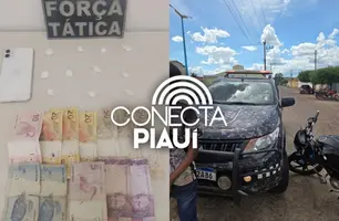 Homem é preso por tráfico de drogas em Simplício Mendes (Foto: Reprodução)