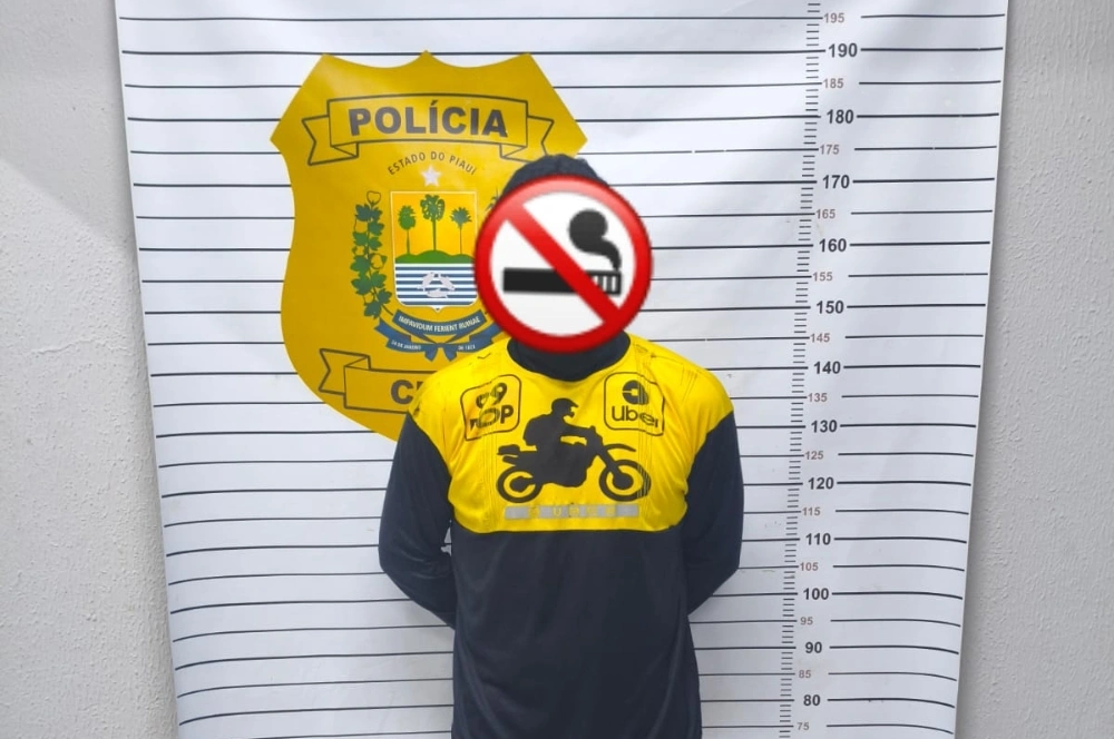 Homem vestido como motorista por app é preso por tráfico de drogas em Parnaíba
