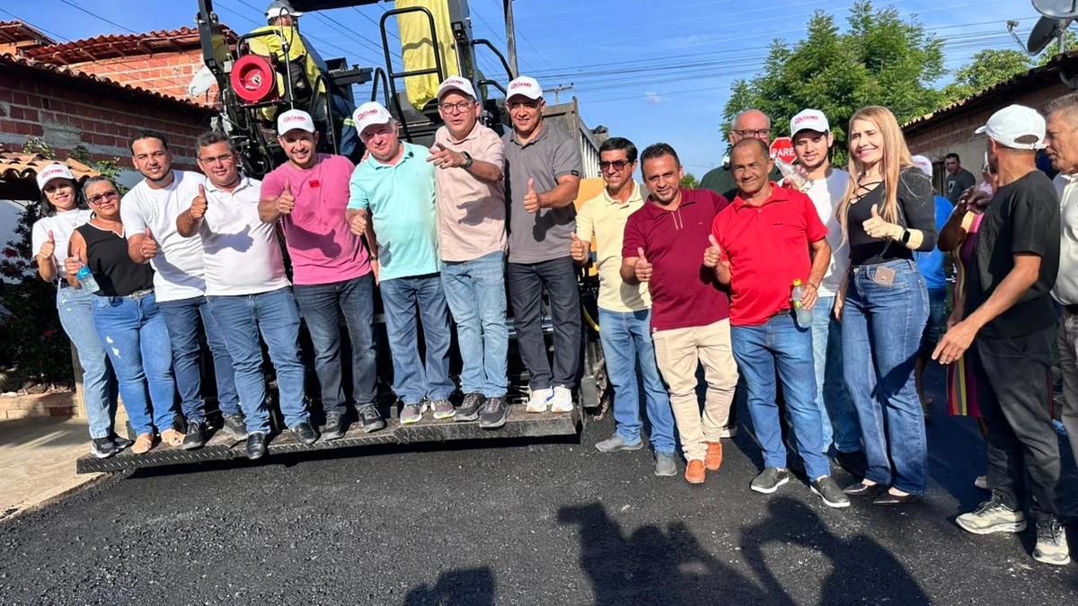Hugo Napoleão recebe obras de pavimentação, orla e praça central