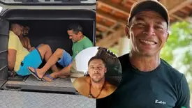 Integrantes da 'Tropa do G' são presos suspeitos matar pescador em José de Freitas (Foto: Reprodução/Kassio Cavalcante)