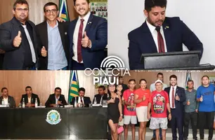 Luciano Filho destaca avanços na abertura do Ano Legislativo em Hugo Napoleão (Foto: Reprodução)